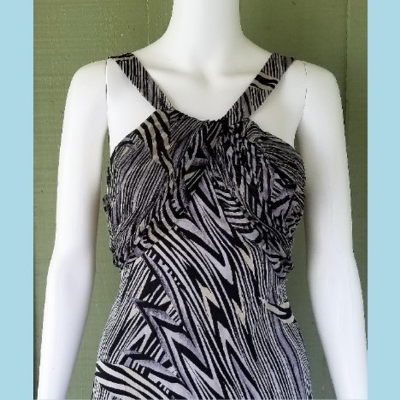 DIANE VON FURSTENBERG Navy Blue SEAVY Silk Dress - Picture 3 of 5